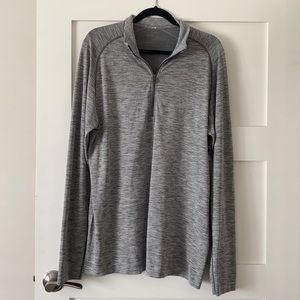 Lululemon Grey Metal Vent half Zip